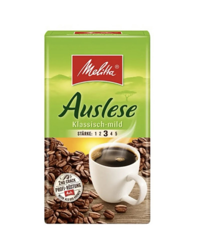 Кофе молотый Melitta Auslese Klassisch-Mild 500г