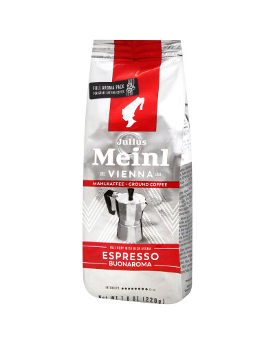 Кофе молотый Julius Meinl Espresso Buonaroma Ароматный завтрак 220 гр