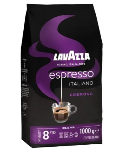 Кава в зернах Lavazza Espresso Italiano Cremoso 1кг Original