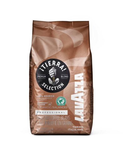 Кава в зернах Lavazza Tierra 1kg 100% Arabica Original