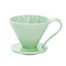 Пуровер CAFEC Arita Ware Flower Dripper Cup1 Green