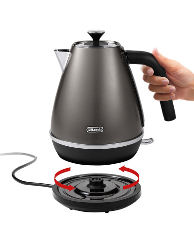 Чайник DeLonghi KBIN 2001 TB Distinta Titanium