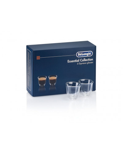 DeLonghi Набор стаканов для эспрессо DLSC300 ESPRESSO (6 шт)