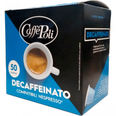 Кофе в капсулах без кофеина Poli Nespresso Decaffeinato