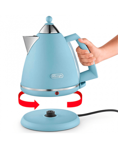 Электрочайник DeLonghi KBX 2016 AZ Argento Flora Электрочайник DeLonghi KBX 2016 AZ Argento Flora