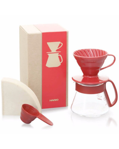 Пуровер Hario V60 01 Ceramic Red