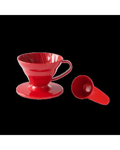 Пуровер Hario V60 02 Ceramic Red