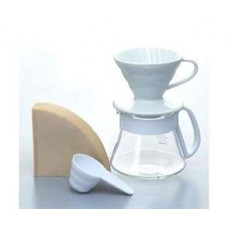 Комплект Hario V60 01 Ceramic and Server White