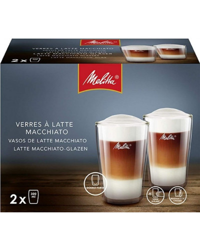 Набор стаканов Melitta LATTE MACCHIATO 300 мл (2шт)