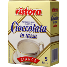 Белый горячий шоколад Ristora в пакетиках, 5 шт.