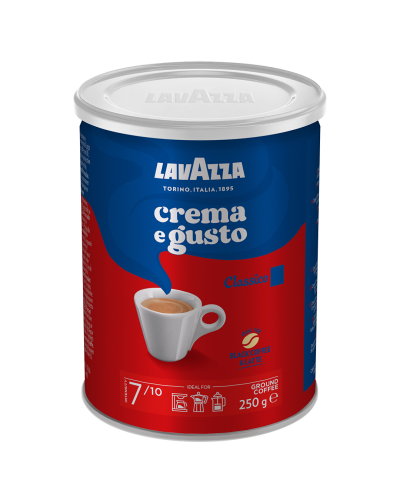 Кофе молотый Lavazza Crema e gusto Classico 250г Ж\Б