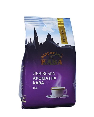 Венский кофе молотый Львовская Ароматная 100 г